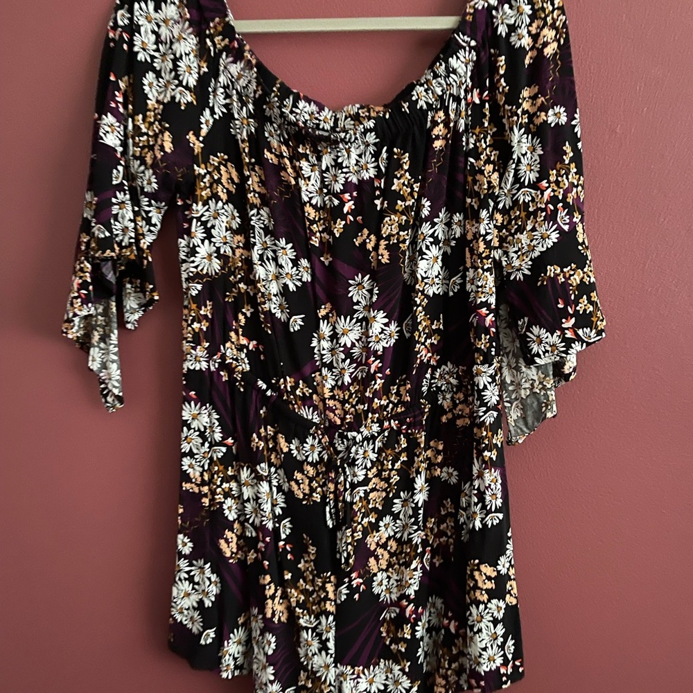 Express Floral Shorts Romper